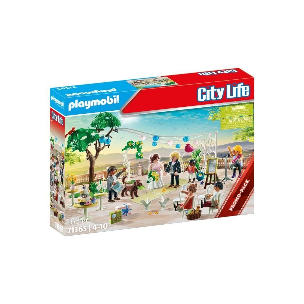 PLAYMOBIL - Cérémonie de mariage - City Life - Blanc - Des 4 ans