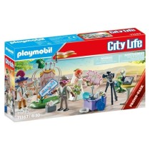 PLAYMOBIL - City life - Couple de mariés et appareil photo - Extérie