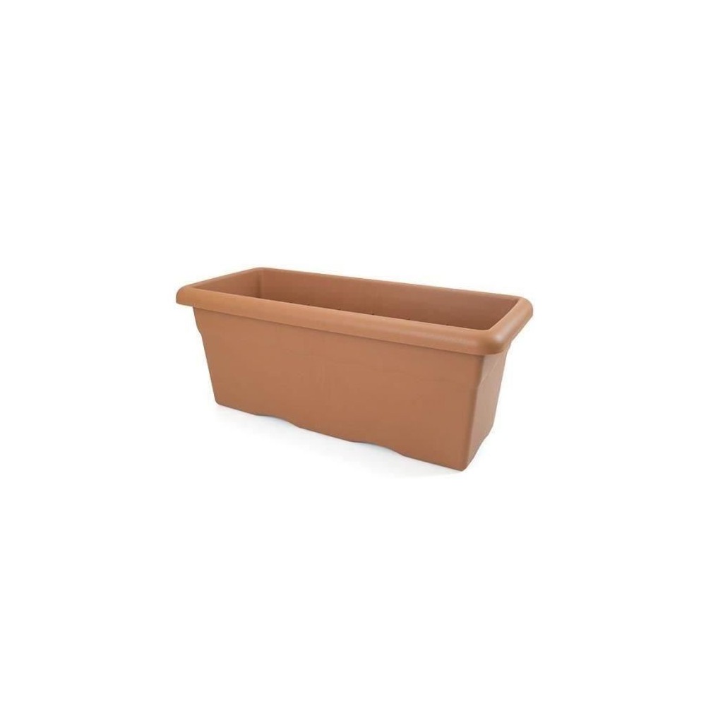 PLASTIKEN Jardiniere rectangulaire Ø 100 X 44 cm - Terracotta