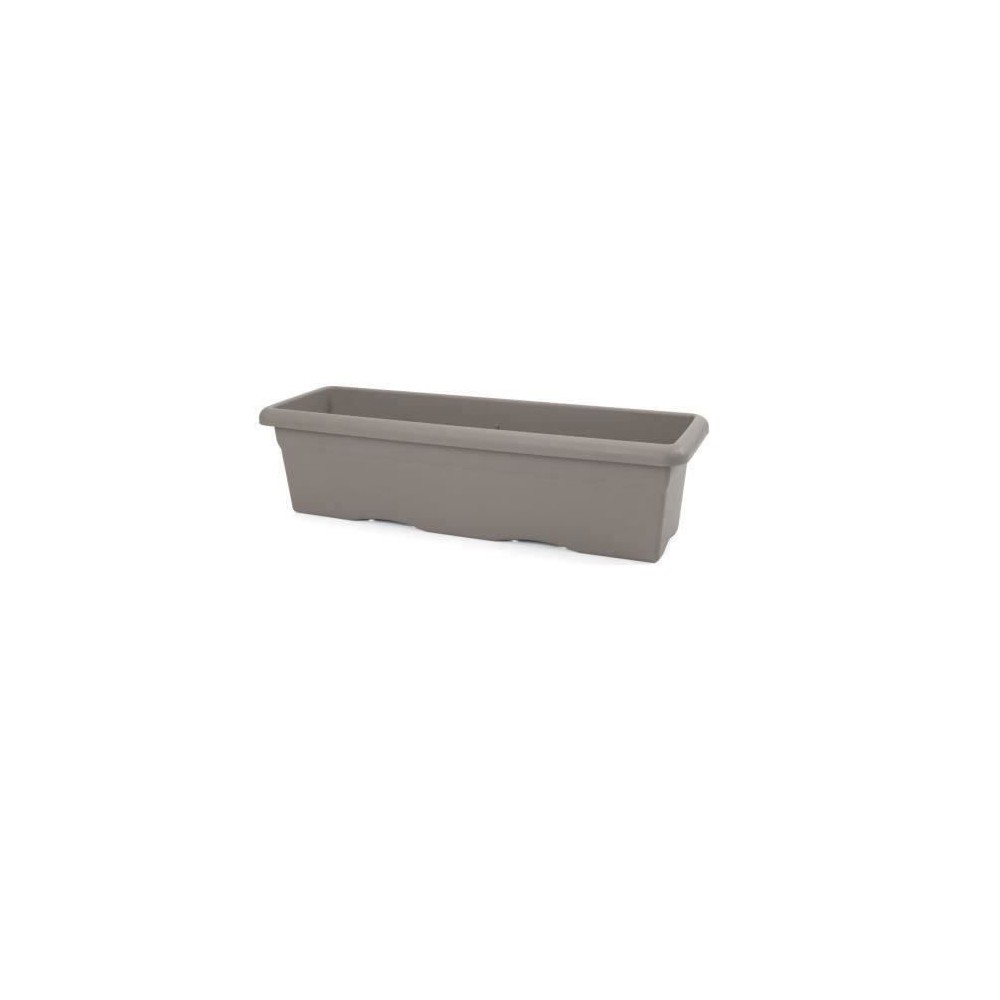 PLASTIKEN Jardiniere rectangulaire - 60 X 33 cm - Taupe