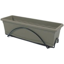 PLASTIKEN Jardiniere 60x20 Cm + Plateau + Support balcon Collection TE