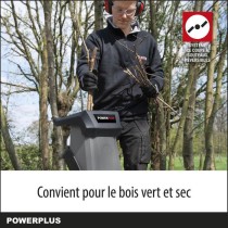 Powerplus Broyeur de Végétaux Électrique POWEG5011 - 2400 W, Max.