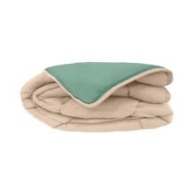 POYET MOTTE Couette Microfibre 400g/m² CALGARY - 140 x 200 cm - Gris