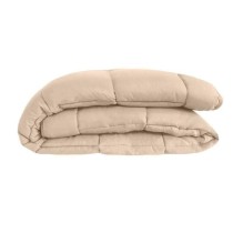 POYET MOTTE Couette Microfibre 400g/m² CALGARY - 200 x 200 cm - Beige