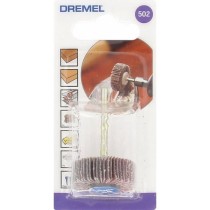 Polissoir a lamelles DREMEL 502 (Grain 80, Diametre 28,6mm, Pour Poncer avec Outil multiusage Dremel)