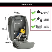 Boite a clés sécurisée - MASTER LOCK - 5415EURD - Produit certifié - Select Access Partagez vos clés en toute sécurité