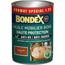 Huile mobilier teck - BONDEX - 441377 - Mat - 1,2 L