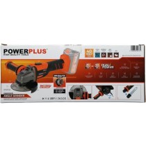 Meuleuse d'angle sans fil 40V 125mm BRUSHLESS - DUAL POWER POWDP35170 - Brique/Parpaing - Intensif livré sans batterie ni charg