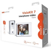 Interphone vidéo filaire, coloris blanc - VisioKit 7 - SCS SENTINEL