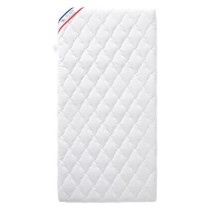 Matelas Bébé Climatisé - 60x120x10 cm - Reversible - Déhoussable -