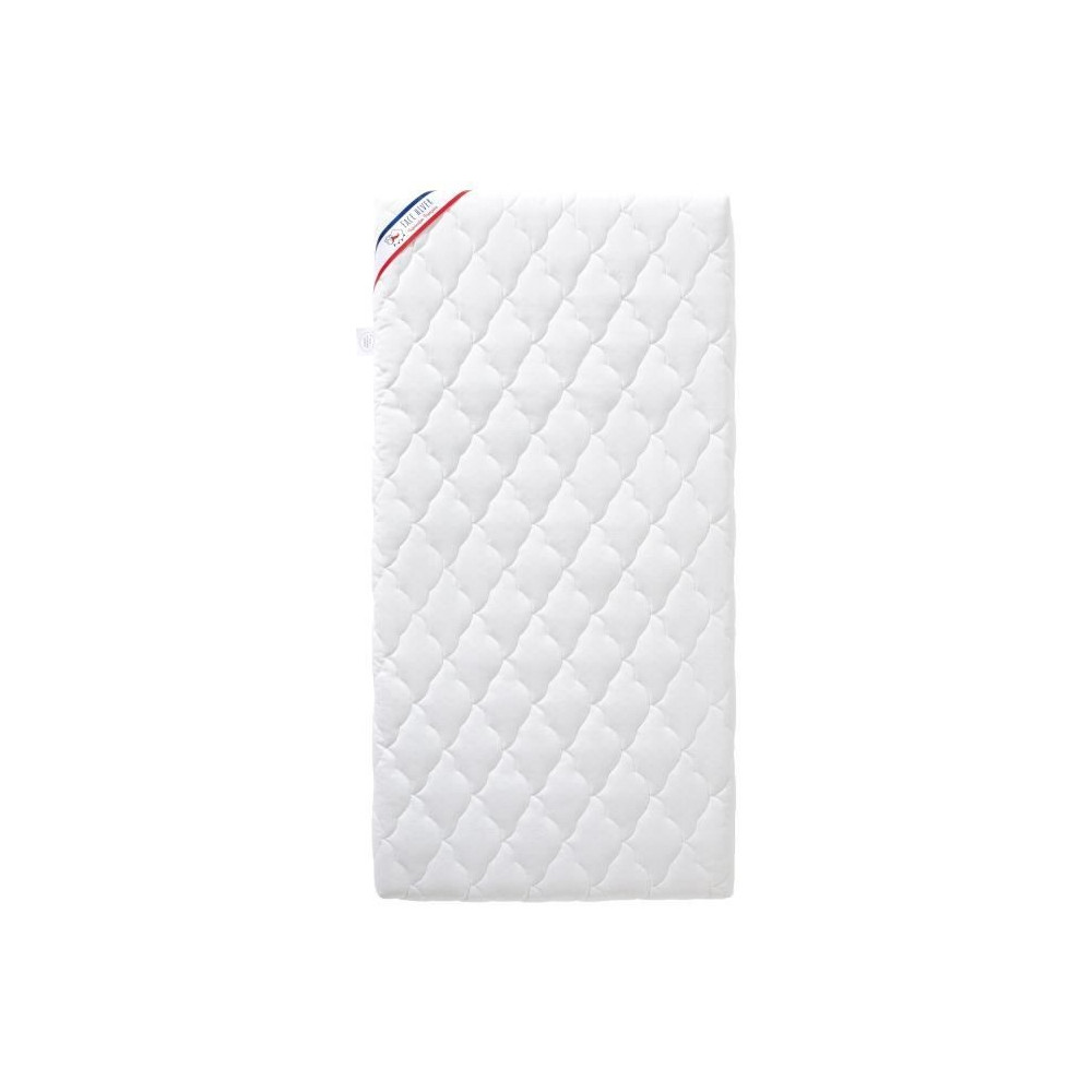 Matelas Bébé Climatisé - 60x120x10 cm - Reversible - Déhoussable -