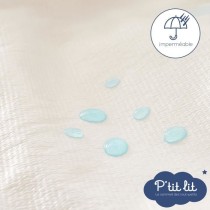 Lot de 2 Proteges matelas Bébé - 70x140 cm - Alese Imperméable et M