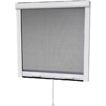 Moustiquaire de fenetre en PVC L100 x H145 cm - Recoupable en largeur