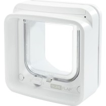 SUREFLAP Chatiere a Puce électronique Connecté - Blanc - 142 mm x 12