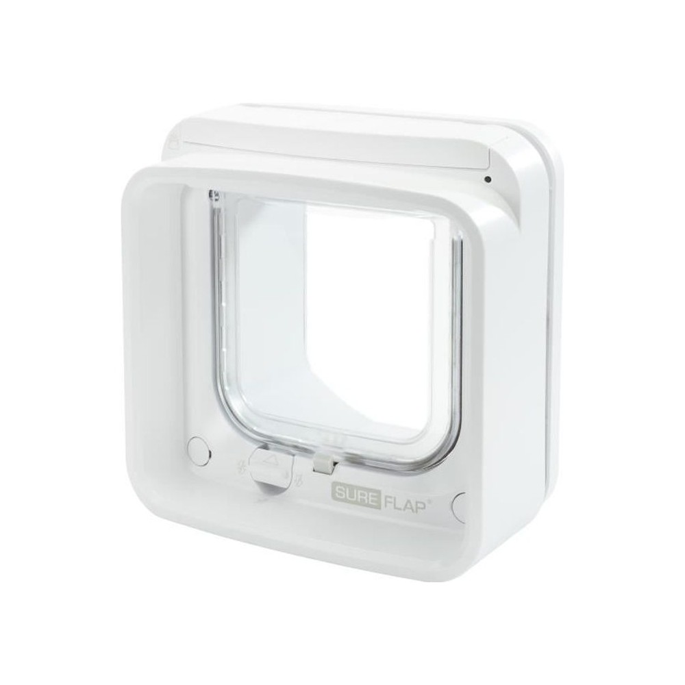 SUREFLAP Chatiere a Puce électronique Connecté - Blanc - 142 mm x 12