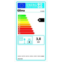 Poele a gaz QLIMA GH438B - Noir - Acier - 118 m3 - Gaz naturel