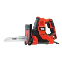 BLACK+DECKER Scie a Main Filaire 500 W RS890K-QS Livrée en Coffret avec 3 Lames