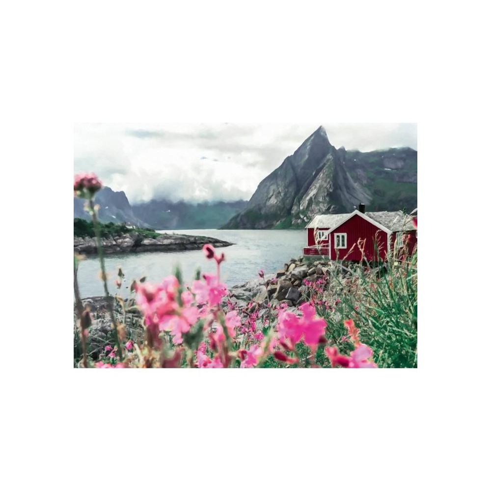 Ravensburger-Puzzle 1000p-Reine, Lofoten, Norvege (Highlights)-Adultes