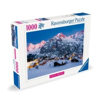 Puzzle 1000 pieces L‘Oberland bernois, Mürren (Highlights), Adultes