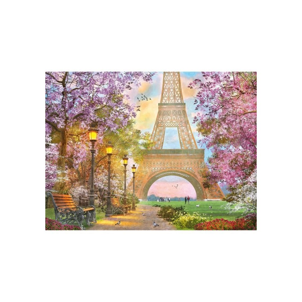 Puzzle 1500 pieces Amour a Paris, Adultes & enfants des 14 ans, Puzzle