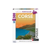 Nathan-Puzzle 500 pieces-Affiche de la Corse/Louis l'Affiche-Adultes e