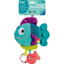 Ravensburger play+, Peluche pop-it - Piranha bleu, 6-36 mois, Premier