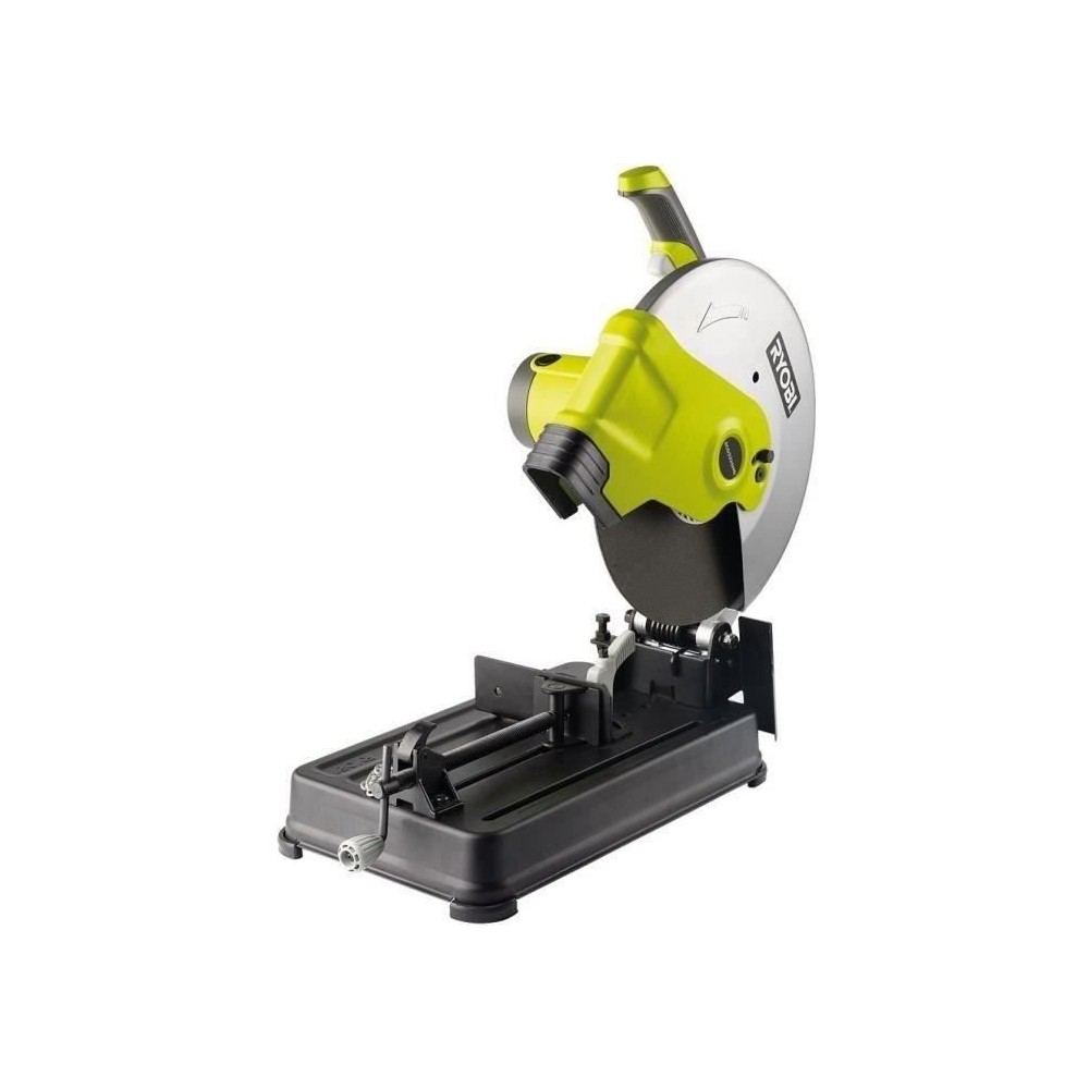 RYOBI - Tronçonneuse a métaux 2 300 W - disque 355 mm - étau rapide + disque a tronçonner 355 mm alésage 25,4 mm - ECO2335H