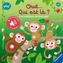 Ravensburger play+, Chut...qui est la ? Les animaux de la jungle, Livr