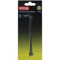 RYOBI - 5 lames a chantourner 15 TPI 133 mm pour scie a chantourner RSW1240G - SSB15TPI