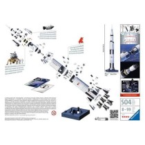 Puzzle 3D Fusée spatiale Saturne V - Ravensburger - 440 pieces - NASA