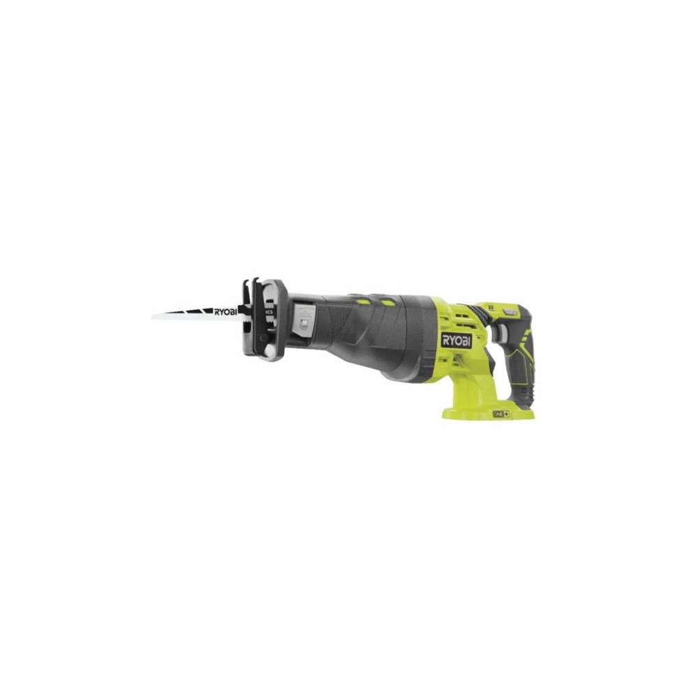 RYOBI - Scie sabre 18V ONE+ - 0-2 900 cp/min - course 28mm - bois 200mm - systeme anti-vibration - Livrée avec 1 lame - R18RS-0