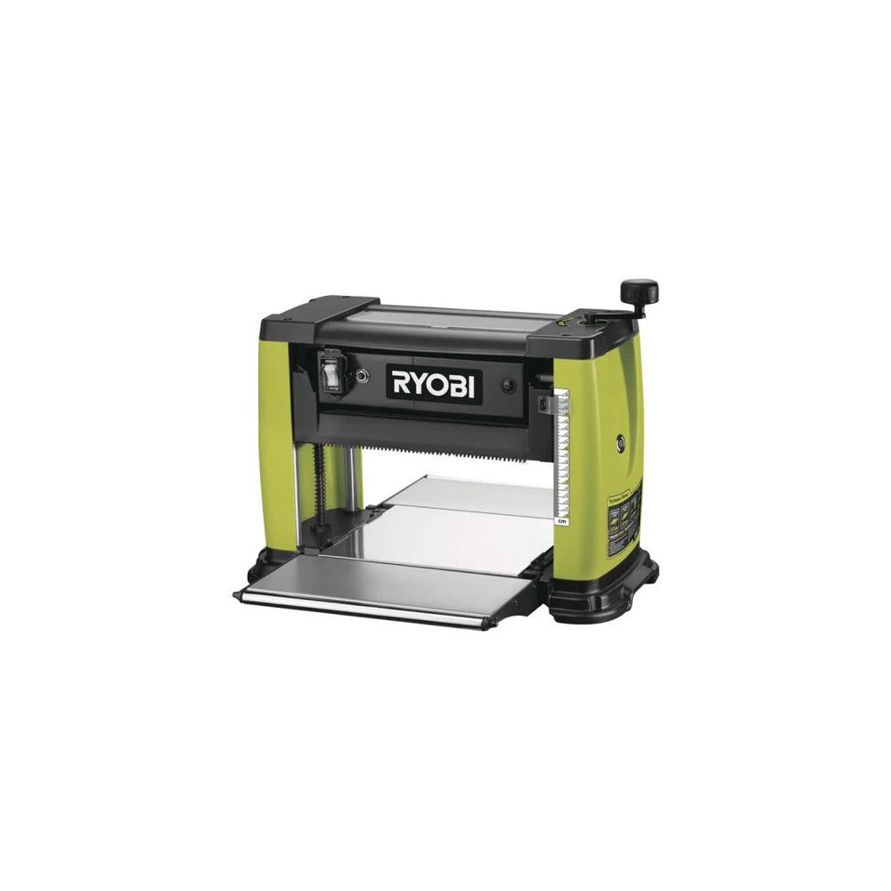 RYOBI - Raboteuse 1 500 W - capacité maxi 318 X 153 mm - vitesse 9 000 tr/min - Avec accessoires (bâton poussoir, 2 fers) - RA