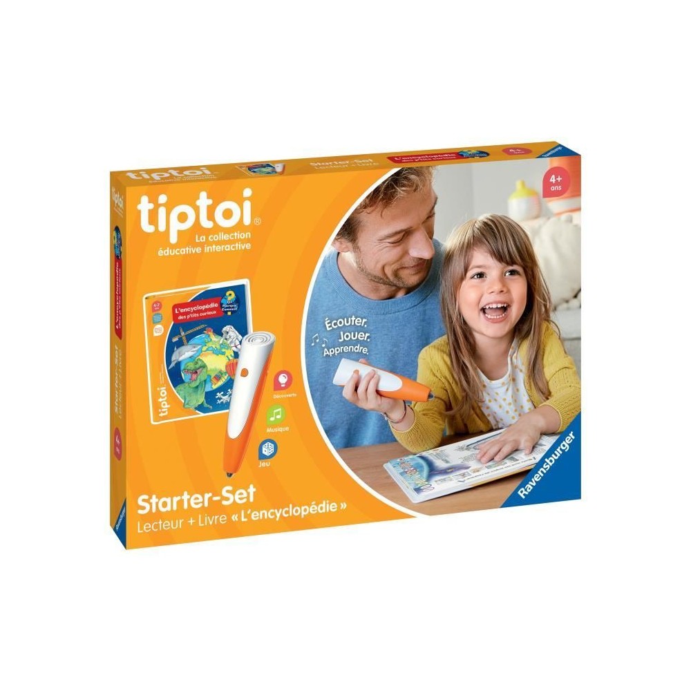 Tiptoi Starter Encyclo, lecteur et livre, 00176, A partir de 5 ans, Ra