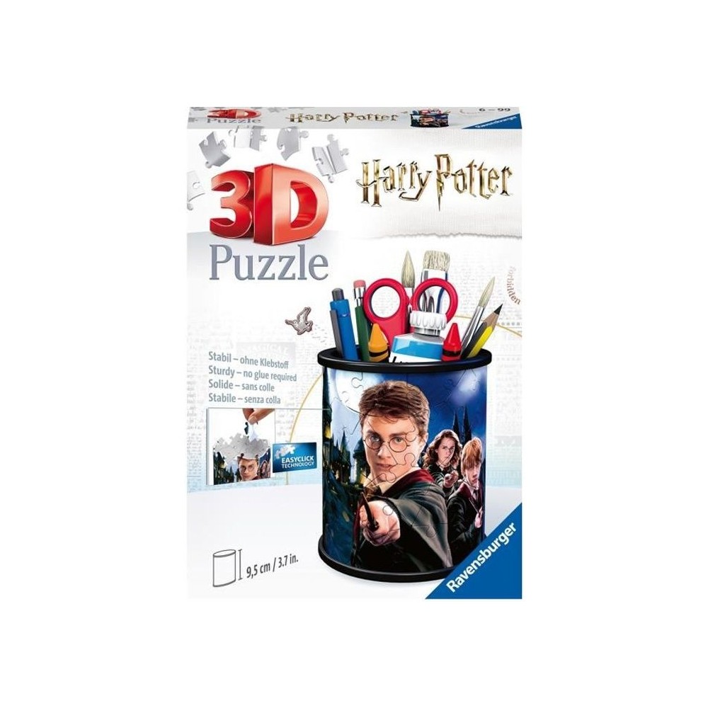 Puzzle 3D Pot a crayons Harry Potter - Ravensburger - Sans colle - 54