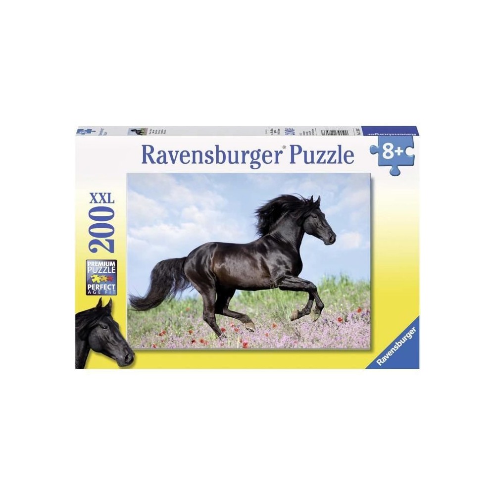 Puzzle 200 pieces XXL Etalon noir - Ravensburger - Paysage et nature -