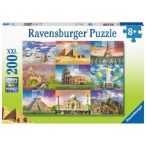 Puzzle Enfant 200 p XXL - Les monuments du monde - Ravensburger - Arch