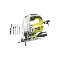 RYOBI - Scie sauteuse 600 W - 500-3 100 cp/min - 85 mm bois + coffret, buse d'aspiration, 5 lames & clé hexagonale - RJS850-KA5