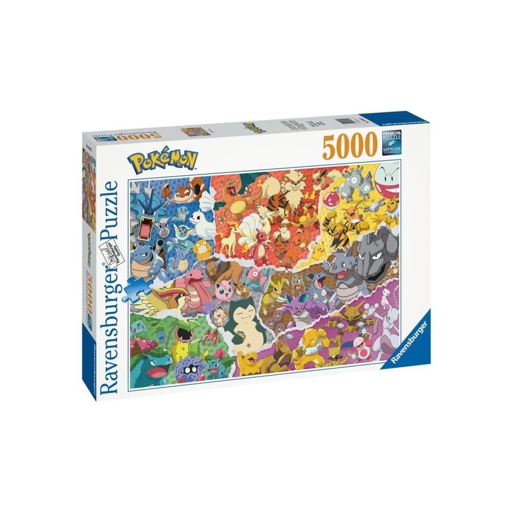 Puzzle 5000 pieces - Pokémon Allstars - Ravensburger