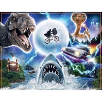 Puzzle 2000 pieces Les films cultes d'Universal - Ravensburger - Ciné