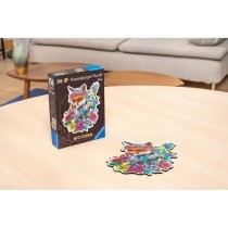 Puzzle en bois Renard coloré 150 pieces robustes et naturelles dont 1