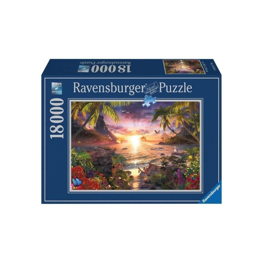 Puzzle 18000 pieces - Paradis au soleil couchant - Ravensburger