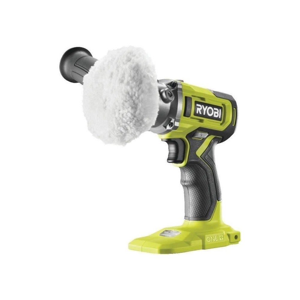 RYOBI - Polisseuse 18V ONE+ - 2 800-7 800 osc/min - patin 76 mm, disques de ponçage, tampons & poignée auxiliaire - RDP18-0