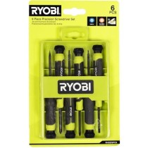 Jeu de 6 tournevis de précision - RYOBI - SL1, SL2, SL3, PH1, PH0, SL2