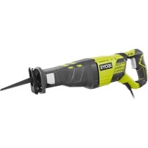 RYOBI - Scie sabre 1 200 W - 3 000 cp/min - 200 mm bois - poignée anti-vibration + coffret, 3 lames & clé hexagonale - RRS1200