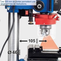 Perceuse a colonne - SCHEPPACH - DP16VLS - 500W - Laser intégré