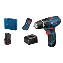 Perceuse-visseuse a percussion Bosch Professional GSB 12V-15 + 10 acce