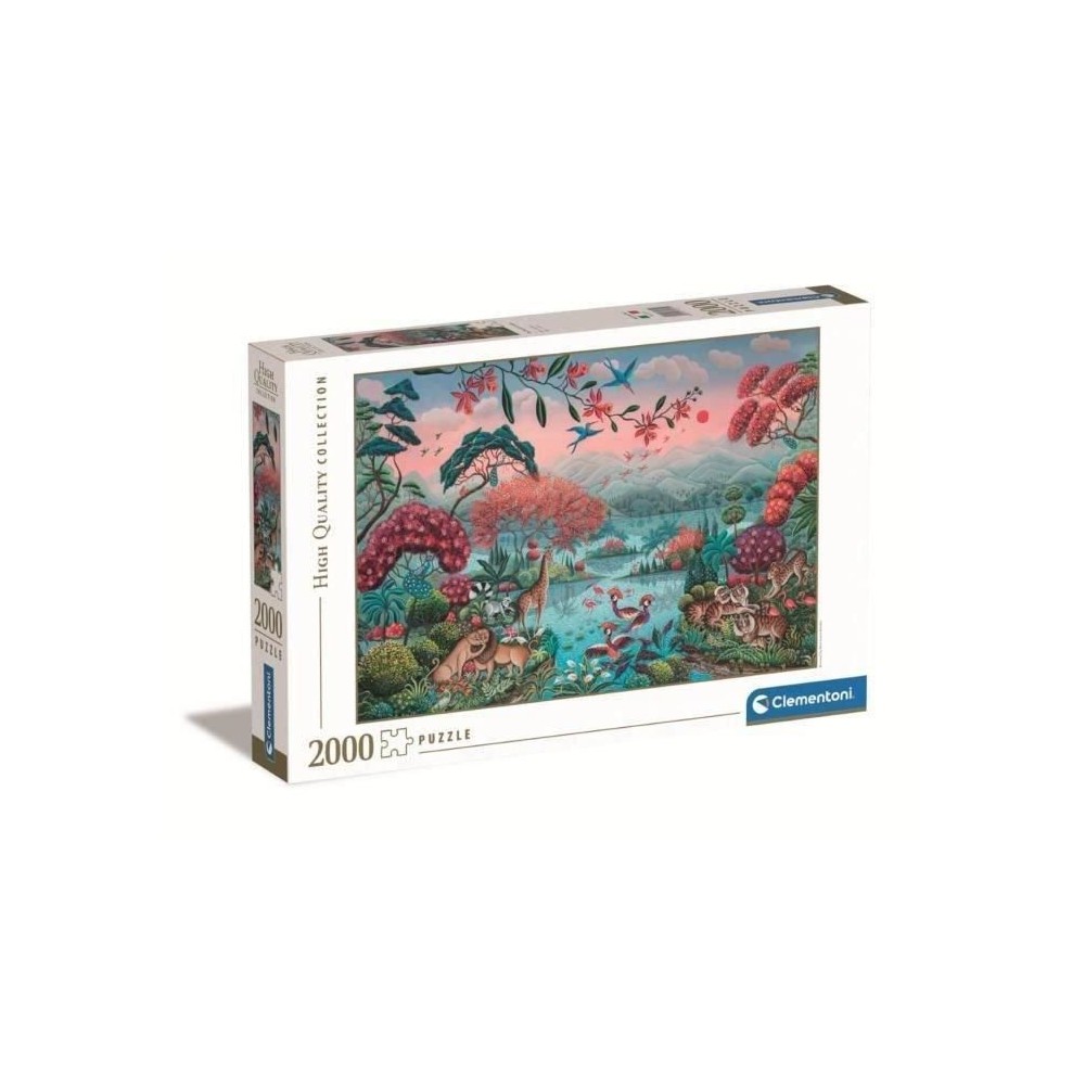 Puzzle - Clementoni - The Peaceful Jungle - 2000 pieces - Animaux - Mu