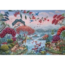 Puzzle - Clementoni - The Peaceful Jungle - 2000 pieces - Animaux - Mu