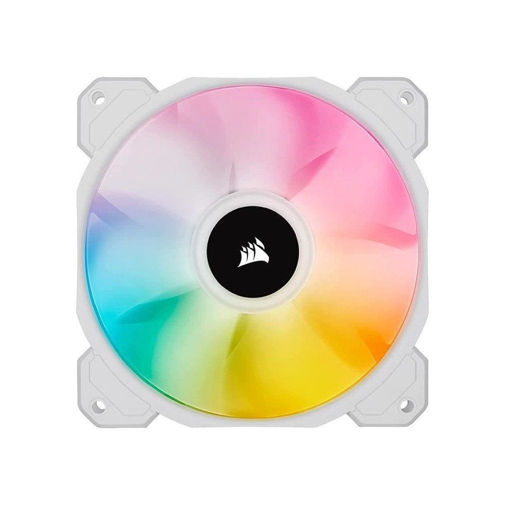 CORSAIR Ventilateur SP Series - White SP120 RGB ELITE - 120mm RGB LED