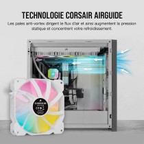 CORSAIR Ventilateur SP Series - White SP120 RGB ELITE - 120mm RGB LED